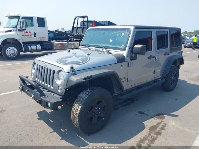 2017 Jeep Wrangler Unlimited Sport 4x4 მანქანა იყიდება აუქციონზე, vin: 1C4BJWDG8HL553375, აუქციონის ნომერი: 45753124