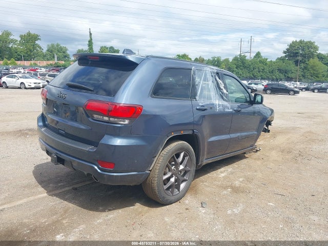 45753211 :رقم المزاد ، 1C4RJFBG5MC612359 vin ، 2021 Jeep Grand Cherokee 80th Anniversary 4x4 مزاد بيع