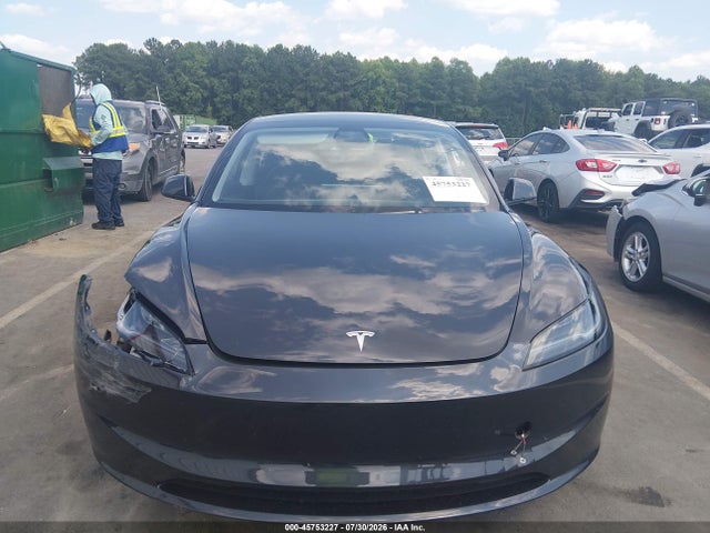 Продаж на аукціоні авто 2025 Tesla Model 3 Long Range Rear-wheel Drive/standard Rear-wheel Drive, vin: 5YJ3E1EA3SF953232, номер лоту: 45753227