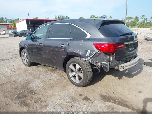 2016 Acura Mdx Acurawatch Plus Package მანქანა იყიდება აუქციონზე, vin: 5FRYD3H26GB018009, აუქციონის ნომერი: 45753256