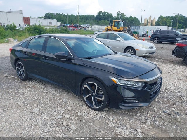 2018 Honda Accord Sport მანქანა იყიდება აუქციონზე, vin: 1HGCV1F34JA256368, აუქციონის ნომერი: 45753353
