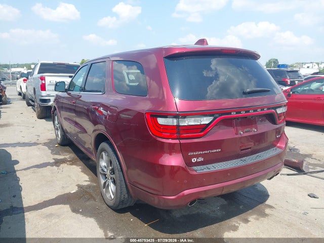 45753425 :رقم المزاد ، 1C4RDHDG0KC556926 vin ، 2019 Dodge Durango Gt Plus Rwd مزاد بيع