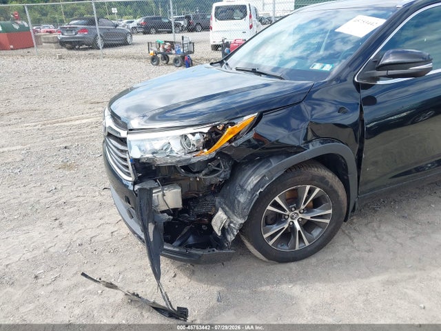 Продажа на аукционе авто 2016 Toyota Highlander Xle V6, vin: 5TDJKRFH3GS504016, номер лота: 45753442