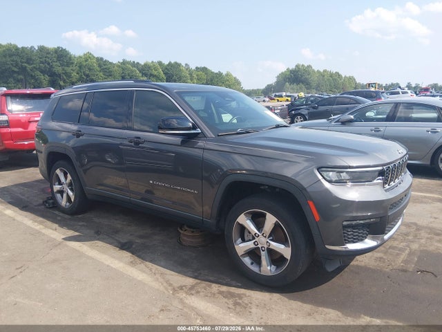 45753460 :رقم المزاد ، 1C4RJJBG4M8152083 vin ، 2021 Jeep Grand Cherokee L Limited 4x2 مزاد بيع