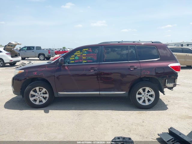 45753464 :رقم المزاد ، 5TDZA3EH4CS026025 vin ، 2012 Toyota Highlander مزاد بيع