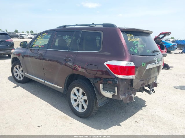 45753464 :رقم المزاد ، 5TDZA3EH4CS026025 vin ، 2012 Toyota Highlander مزاد بيع