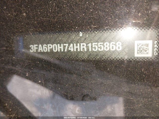 45753492 :رقم المزاد ، 3FA6P0H74HR155868 vin ، 2017 Ford Fusion Se مزاد بيع