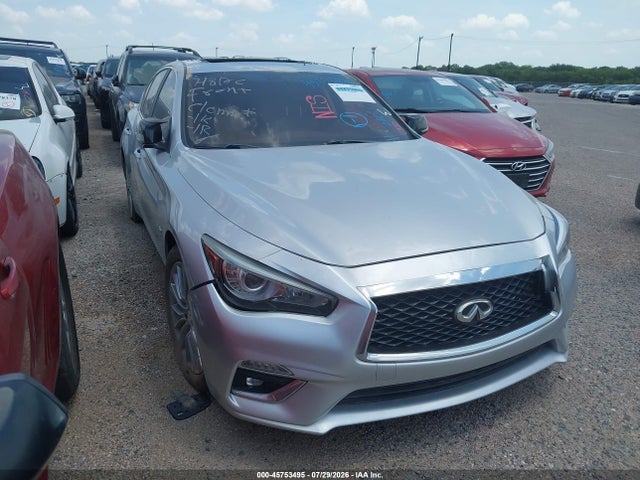 Продажа на аукционе авто 2018 Infiniti Q50 3.0t Luxe, vin: JN1EV7AP6JM350970, номер лота: 45753495