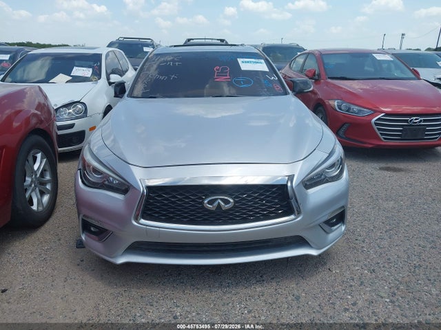 Продажа на аукционе авто 2018 Infiniti Q50 3.0t Luxe, vin: JN1EV7AP6JM350970, номер лота: 45753495