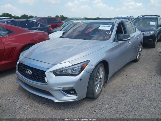 Продажа на аукционе авто 2018 Infiniti Q50 3.0t Luxe, vin: JN1EV7AP6JM350970, номер лота: 45753495