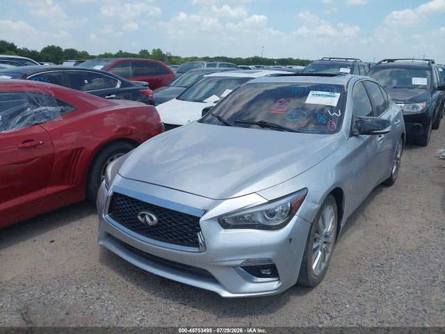 Продажа на аукционе авто 2018 Infiniti Q50 3.0t Luxe, vin: JN1EV7AP6JM350970, номер лота: 45753495