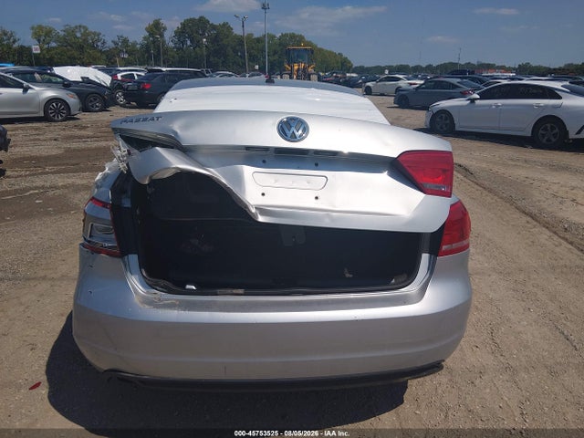 Продаж на аукціоні авто 2012 Volkswagen Passat 2.5l S, vin: 1VWAP7A31CC080619, номер лоту: 45753525