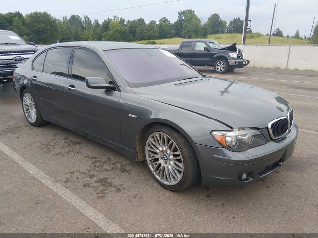 2007 Bmw 750li მანქანა იყიდება აუქციონზე, vin: WBAHN83557DT69091, აუქციონის ნომერი: 45753591