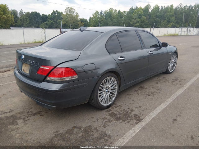 2007 Bmw 750li მანქანა იყიდება აუქციონზე, vin: WBAHN83557DT69091, აუქციონის ნომერი: 45753591