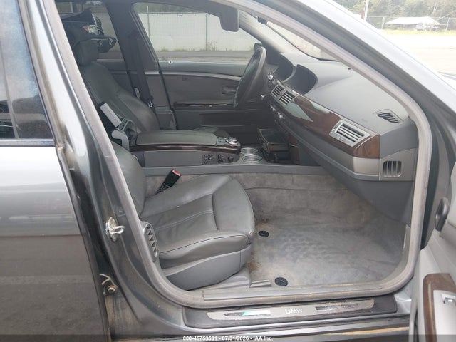 2007 Bmw 750li მანქანა იყიდება აუქციონზე, vin: WBAHN83557DT69091, აუქციონის ნომერი: 45753591