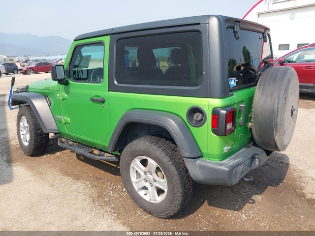 Продаж на аукціоні авто 2019 Jeep Wrangler Sport S 4x4, vin: 1C4GJXAG3KW561373, номер лоту: 45753692