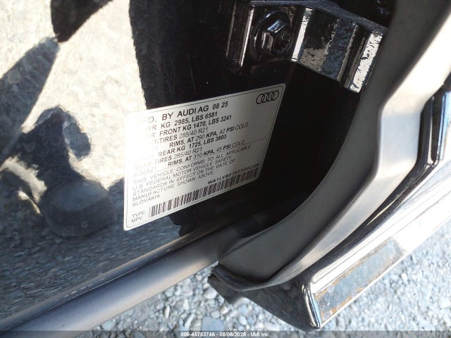 WA1LVBF70TD002126 Audi Q7 Premium Plus 55 Tfsi Quattro Tiptronic