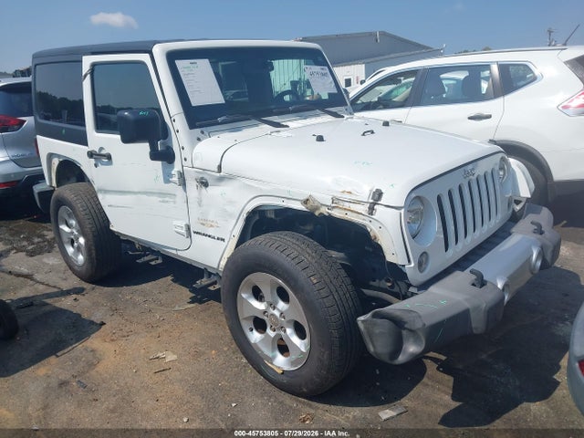 Продажа на аукционе авто 2015 Jeep Wrangler Sahara, vin: 1C4AJWBG7FL682218, номер лота: 45753805