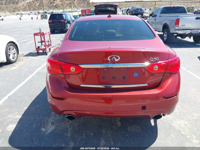 2016 Infiniti Q50 3.0t Premium მანქანა იყიდება აუქციონზე, vin: JN1EV7AP0GM303460, აუქციონის ნომერი: 45753850