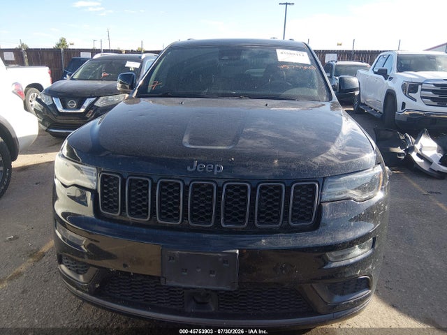 45753903 :رقم المزاد ، 1C4RJFCT4JC189927 vin ، 2018 Jeep Grand Cherokee High Altitude 4x4 مزاد بيع