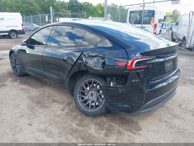 2025 Tesla Model 3 Long Range Rear-wheel Drive/standard Rear-wheel Drive მანქანა იყიდება აუქციონზე, vin: 5YJ3E1EA4SF019970, აუქციონის ნომერი: 45753914