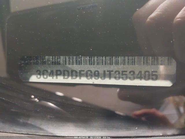 Aukcja sprzedaży 2018 Dodge Journey Gt, vin: 3C4PDDFG9JT353405, numer aukcji: 45754120