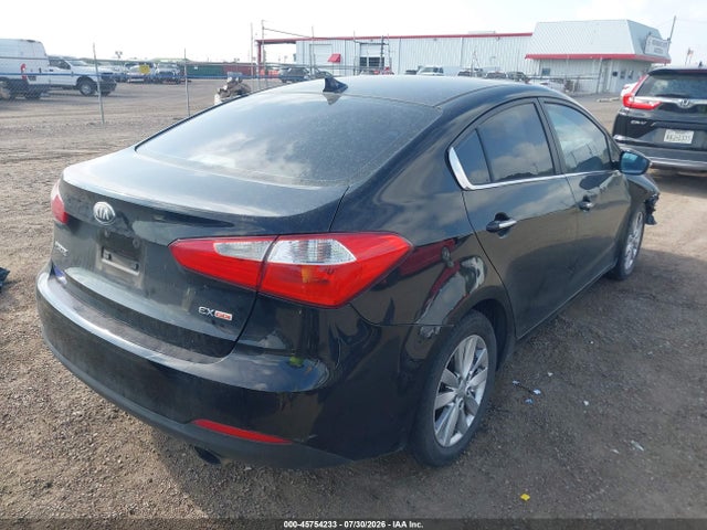 2014 Kia Forte Ex მანქანა იყიდება აუქციონზე, vin: KNAFX4A85E5052233, აუქციონის ნომერი: 45754233
