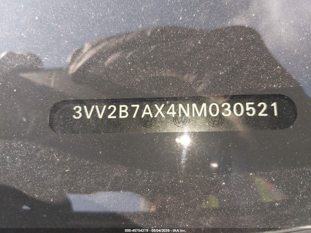 Продажа на аукционе авто 2022 Volkswagen Tiguan 2.0t Se, vin: 3VV2B7AX4NM030521, номер лота: 45754279