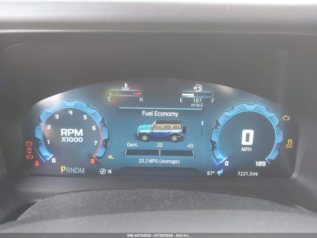 45754330 :رقم المزاد ، 1FMDE7BH6SLB56412 vin ، 2025 Ford Bronco Big Bend مزاد بيع