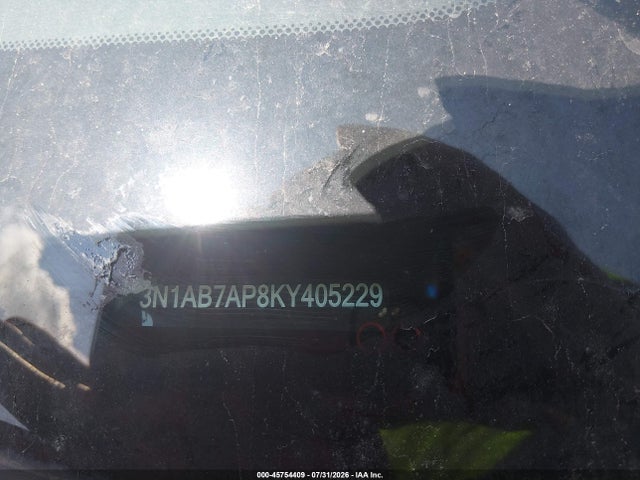 2019 Nissan Sentra Sv მანქანა იყიდება აუქციონზე, vin: 3N1AB7AP8KY405229, აუქციონის ნომერი: 45754409