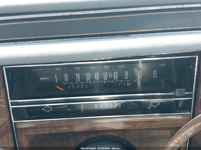 1988 Cadillac Brougham მანქანა იყიდება აუქციონზე, vin: 1G6DW51Y0J9734641, აუქციონის ნომერი: 45754423