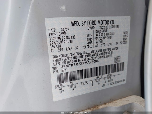 Ford Mustang Mach-e Premium 2023 3FMTK3R7XPMA93086 Image 9