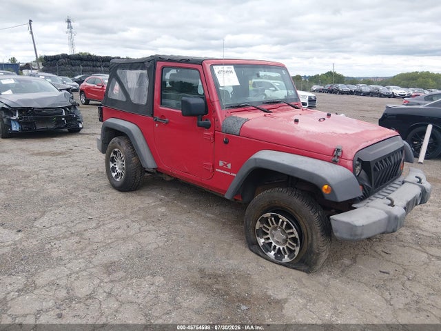 45754598 :رقم المزاد ، 1J4FA241X8L642946 vin ، 2008 Jeep Wrangler X مزاد بيع
