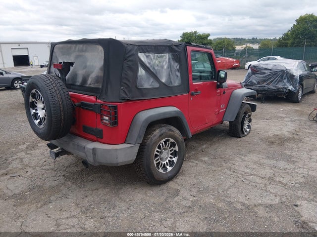 45754598 :رقم المزاد ، 1J4FA241X8L642946 vin ، 2008 Jeep Wrangler X مزاد بيع