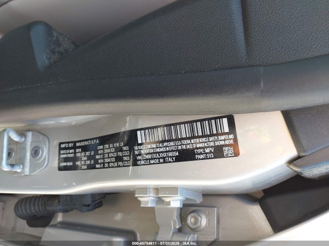 Продажа на аукционе авто 2017 Maserati Levante, vin: ZN661XULXHX199354, номер лота: 45754611