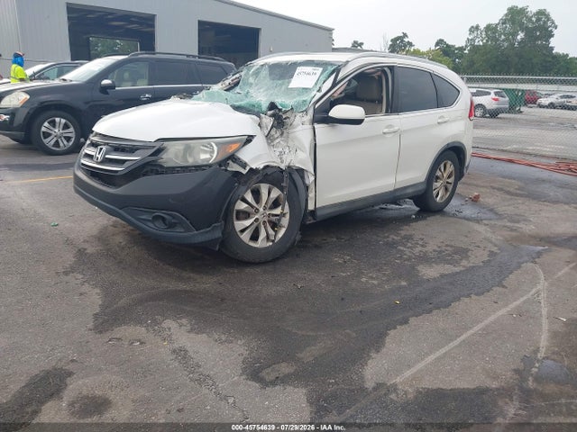 2013 Honda Cr-v Ex-l მანქანა იყიდება აუქციონზე, vin: 5J6RM3H78DL043059, აუქციონის ნომერი: 45754639