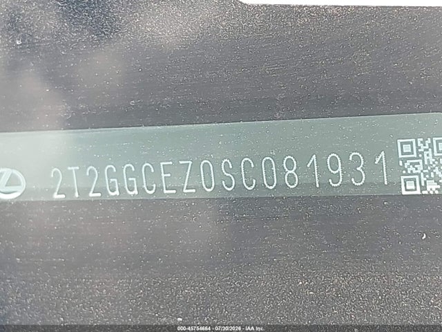 45754664 :رقم المزاد ، 2T2GGCEZ0SC081931 vin ، 2025 Lexus Nx 350 Premium مزاد بيع