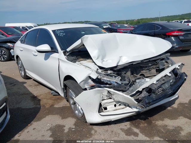 45754744 :رقم المزاد ، 1HGCV1F10KA098739 vin ، 2019 Honda Accord Lx مزاد بيع