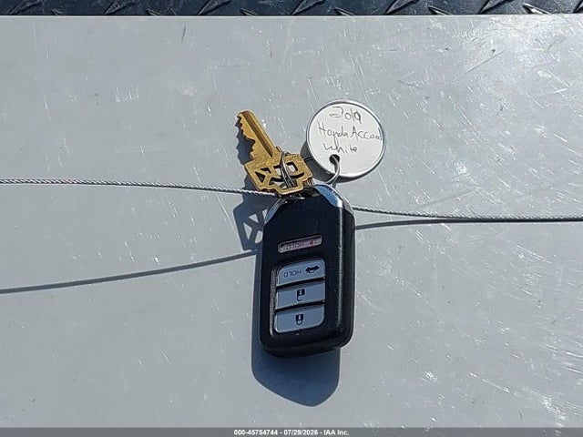 Aukcja sprzedaży 2019 Honda Accord Lx, vin: 1HGCV1F10KA098739, numer aukcji: 45754744
