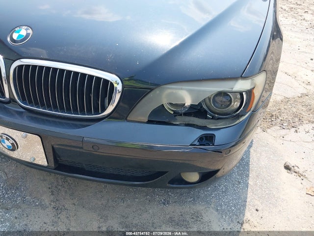 45754752 :رقم المزاد ، WBAHN83567DT67933 vin ، 2007 Bmw 750li مزاد بيع