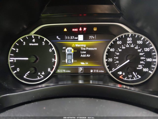 Aukcja sprzedaży 2020 Nissan Murano Sl Intelligent Awd, vin: 5N1AZ2CS7LN131903, numer aukcji: 45754754