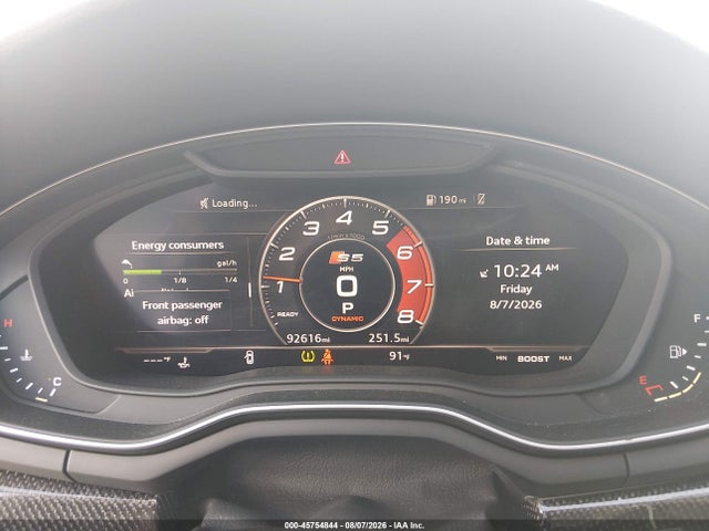 Aukcja sprzedaży 2018 Audi S5 3.0t Premium Plus, vin: WAUC4CF57JA104029, numer aukcji: 45754844