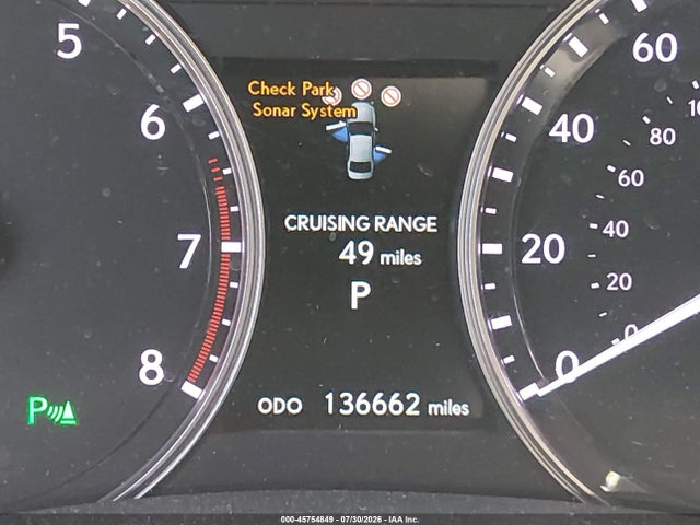 2013 Lexus Gs 350 მანქანა იყიდება აუქციონზე, vin: JTHBE1BLXD5000506, აუქციონის ნომერი: 45754849