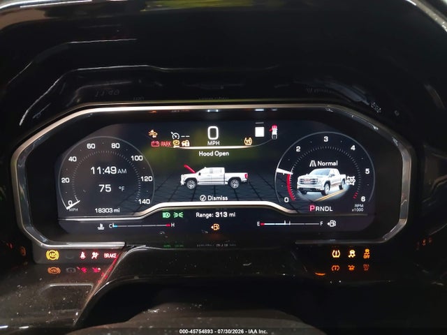 2022 Gmc Sierra 1500 მანქანა იყიდება აუქციონზე, vin: 1GTPUCEK8NZ627630, აუქციონის ნომერი: 45754893