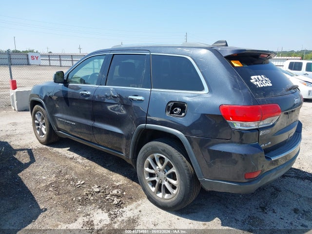 2015 Jeep Grand Cherokee Limited მანქანა იყიდება აუქციონზე, vin: 1C4RJFBG2FC692836, აუქციონის ნომერი: 45754951