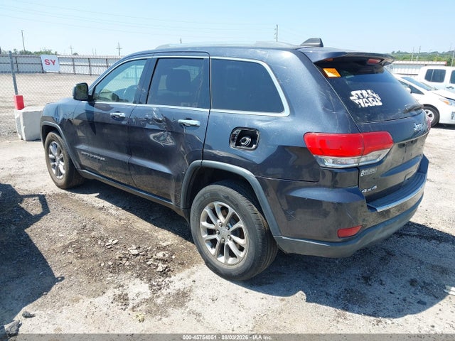 2015 Jeep Grand Cherokee Limited მანქანა იყიდება აუქციონზე, vin: 1C4RJFBG2FC692836, აუქციონის ნომერი: 45754951