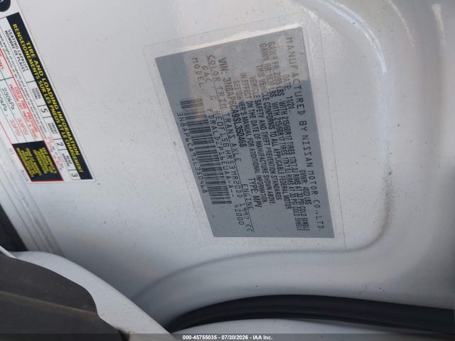 Aukcja sprzedaży 2025 Nissan Kicks Sv Fwd, vin: 3N8AP6CA9SL350468, numer aukcji: 45755035
