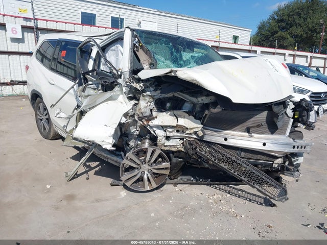 2018 Honda Pilot Ex-l მანქანა იყიდება აუქციონზე, vin: 5FNYF6H56JB011687, აუქციონის ნომერი: 45755043