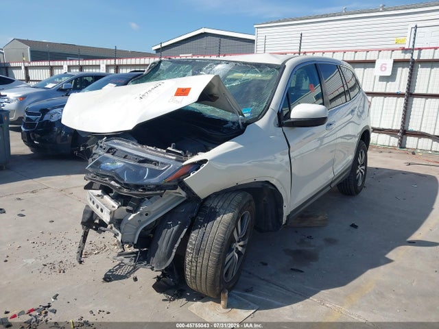 2018 Honda Pilot Ex-l მანქანა იყიდება აუქციონზე, vin: 5FNYF6H56JB011687, აუქციონის ნომერი: 45755043