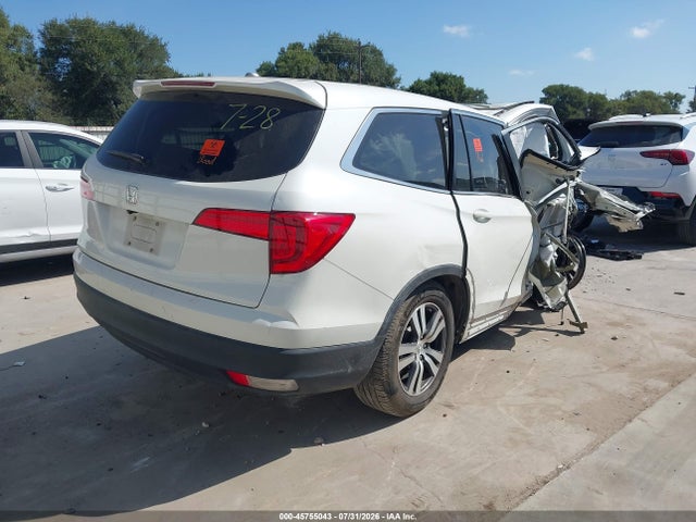 2018 Honda Pilot Ex-l მანქანა იყიდება აუქციონზე, vin: 5FNYF6H56JB011687, აუქციონის ნომერი: 45755043